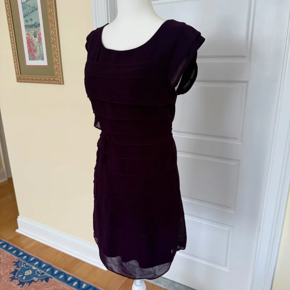 Purple Ruffle Dress - Picture 6 of 7